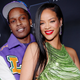 A$AP Rocky, left and Rihanna celebrate Fenty Beauty & Fenty Skin on February 11, 2022 in Los Angeles, California.